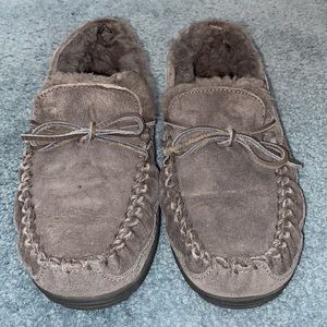 L.L.Bean Gray Wicked Good Mocassins